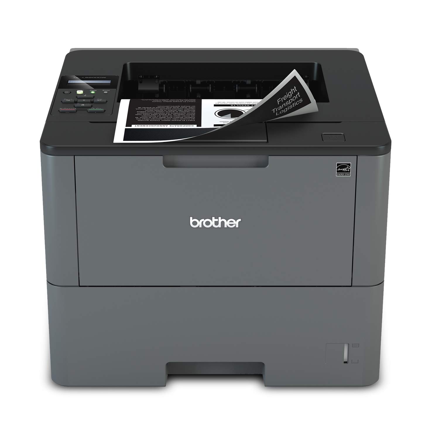 Brother HL-L6200DW Wireless Monochrome Laser Printer with Automatic Duplex Printing | Fast 40ppm Printing | Amazon Dash Replenishment Ready | Ideal for Home Office & Small Business Document Printing