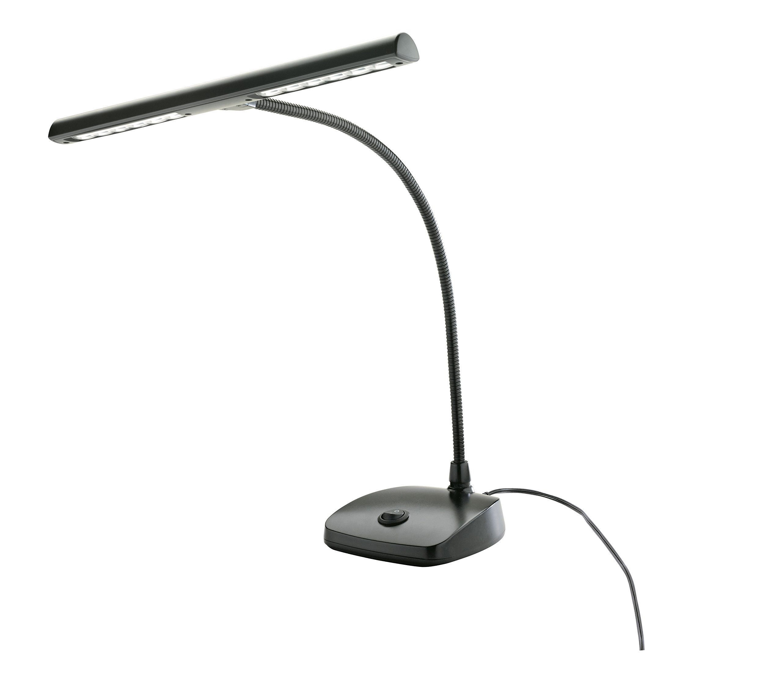 K&M Konig & Meyer 12297.090.55 Piano Lamp - 12 LED Music Light with 2500 Lux & 16.3