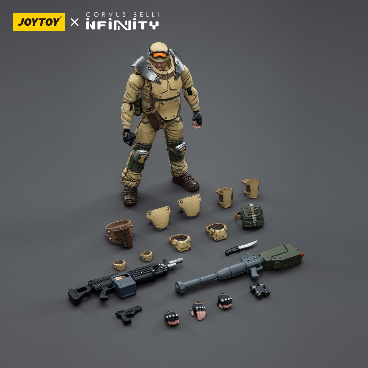 1/18 JOYTOY 3.75 Inch Military Action Figure Set - Infinity Ariadna Marauders 5307th Range Pack (4pcs) with Heavy S Ratnik | Collectible Miniature Soldiers for War Gaming & Display | Perfect for Tabletop Battles, Diorama Scenes, and Action Figure Collections