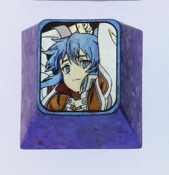 Custom Anime Character Keycaps - 1U Titanium Alloy Personalized Keycaps for Mechanical Keyboards | Durable Metal Decorative Keycaps for Gaming & Typing | Mushoku Tensei & Anime Themed Keycaps for Keyboard Enthusiasts