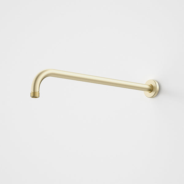 Caroma Urbane II Right Angle Shower Arm in Brushed Brass - Modern Bathroom Fixture for Spa-Like Shower Experience