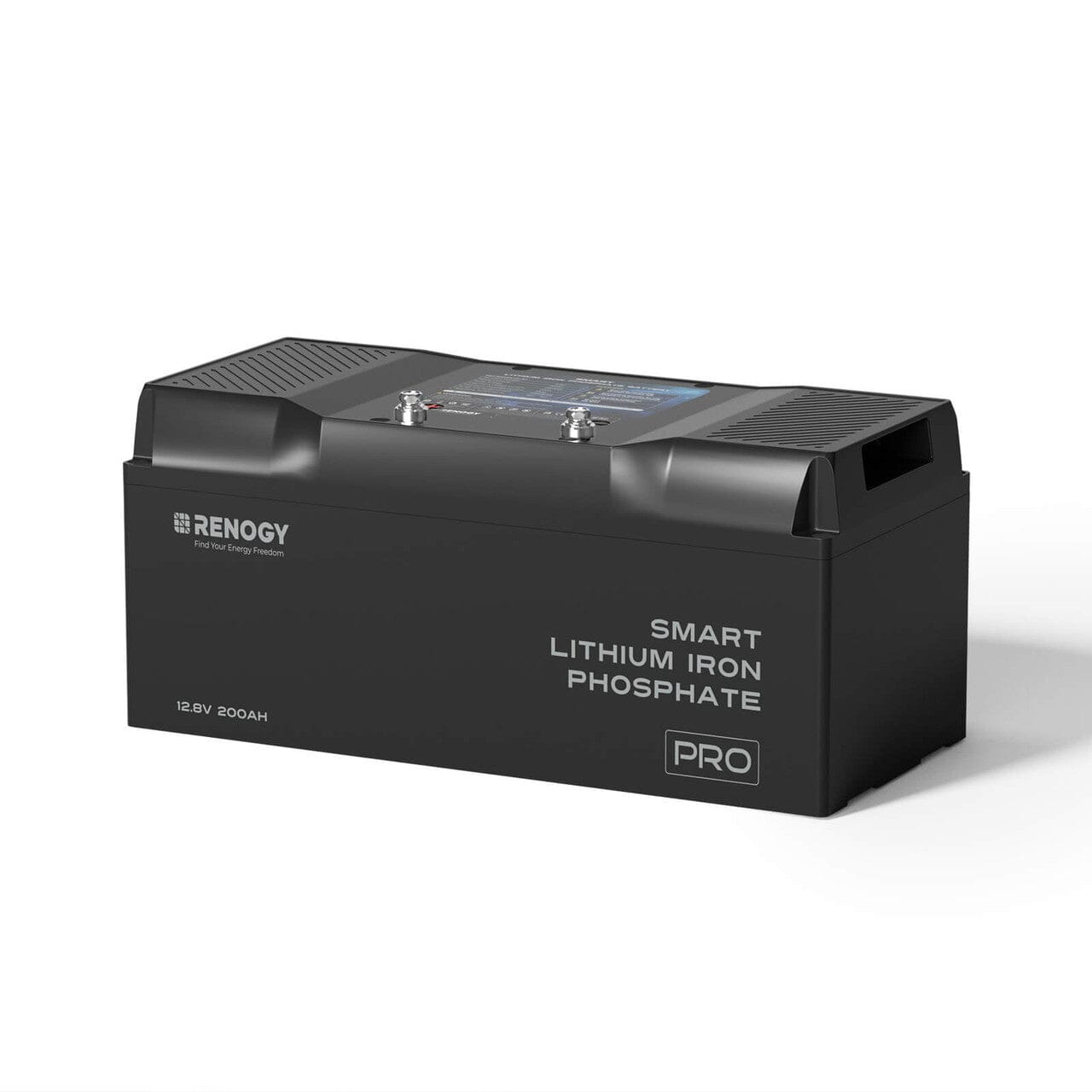Renogy 12V 200Ah Pro Smart Lithium Iron Phosphate Battery with Bluetooth & Self-Heating Function - Perfect for RV, Marine, Solar Power Systems & Off-Grid Applications