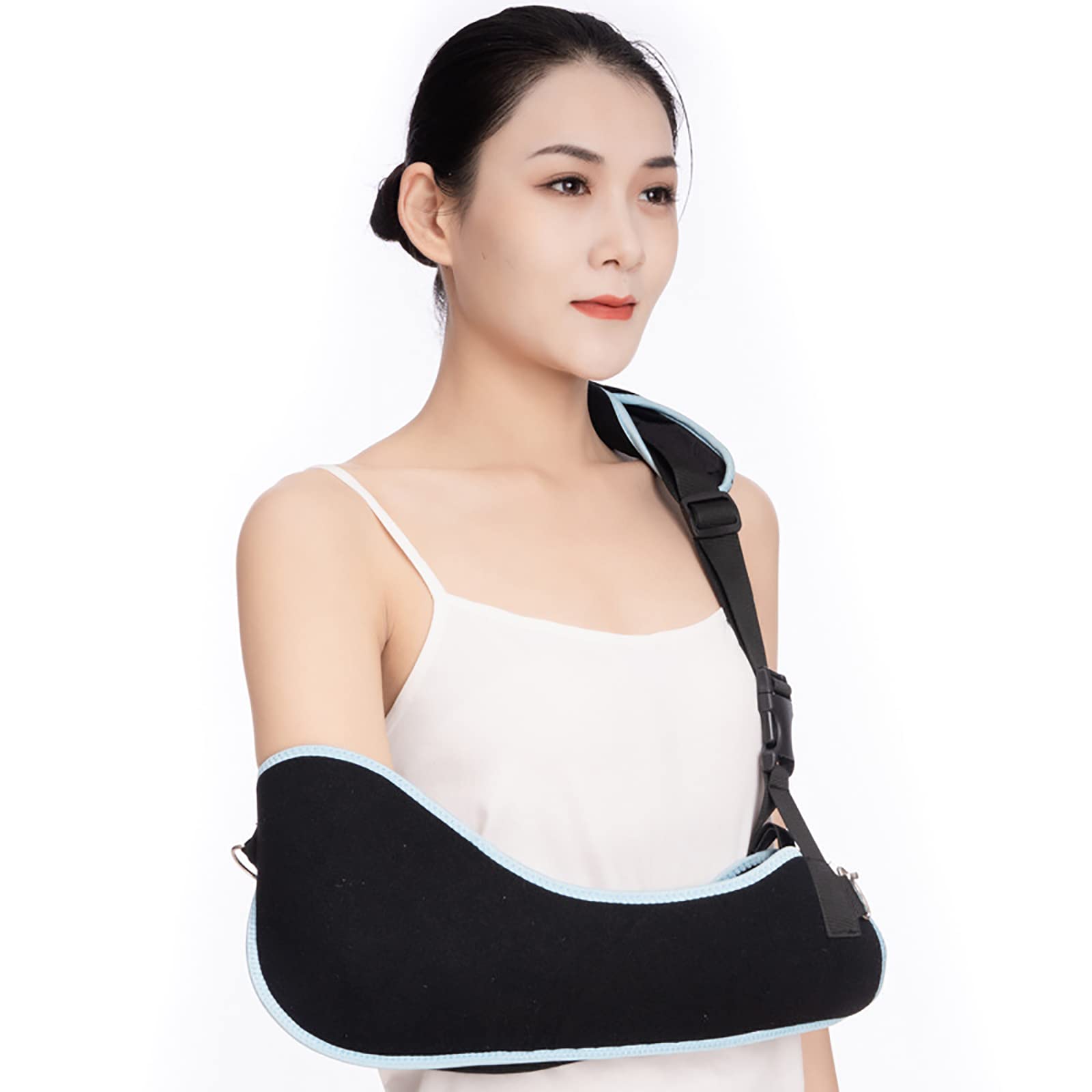 BAPRRJY Adjustable Arm Sling for Shoulder Injuries - Medical Shoulder Immobilizer & Rotator Cuff Support - Comfortable Shoulder Brace for Men & Women - Perfect for Sports Injuries, Post-Surgery Recovery & Daily Pain Relief