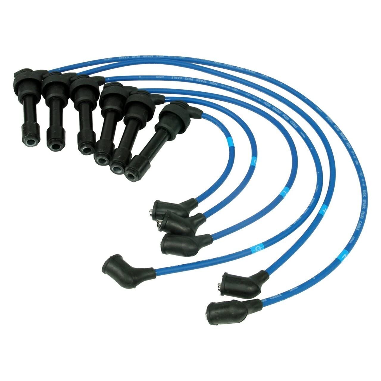 NGK 8101 Spark Plug Wire Set - High Performance Ignition Wires for Ford, Chevy, Dodge & More - Perfect for Engine Tune-Ups & Performance Upgrades