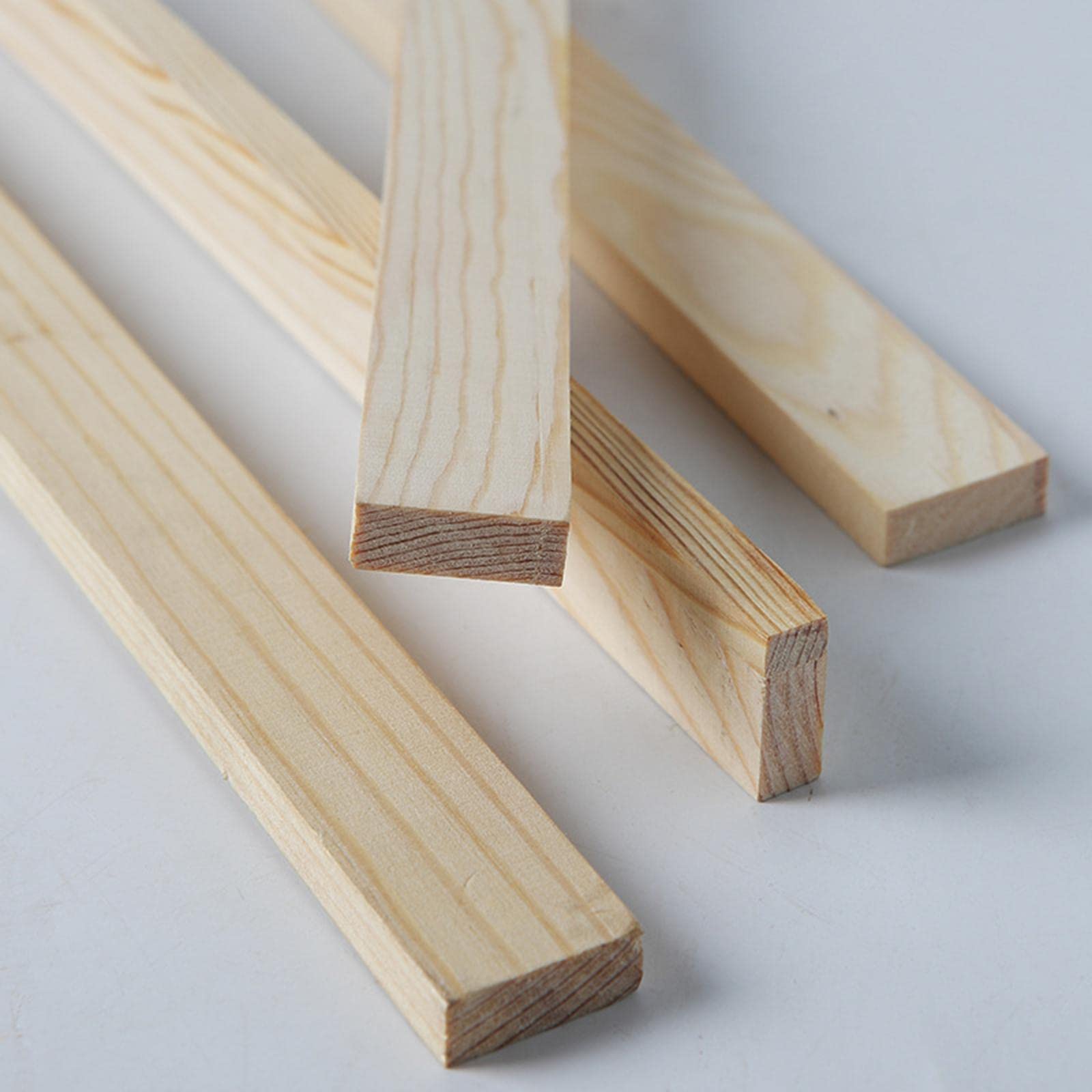 Milageto 6Pcs Wooden Rolling Pin Guides - 5mm 7mm 10mm Dough Thickness Strips for Baking, Clay Crafts, Pottery & Pizza Making | Perfect for Homemade Cookies, Pasta & Art Projects