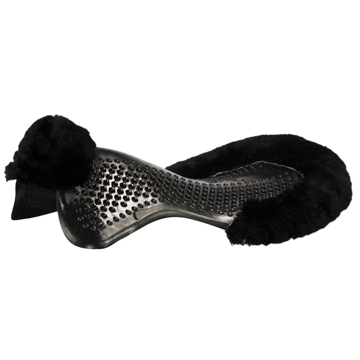 Acavallo Cut Out Sheep Massage Gel Pad - Horse Saddle Pad for Comfort & Pain Relief - Perfect for Riding, Training & Equine Therapy