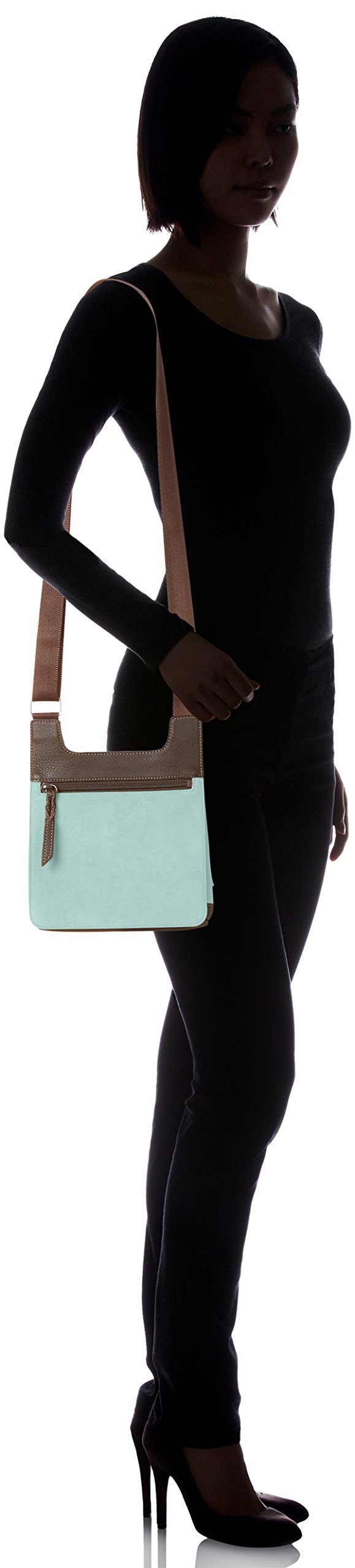 ITOYA Ecsaine Medium Shoulder Bag - Stylish Sky Blue Crossbody Purse for Women, Perfect for Work, Travel & Daily Use