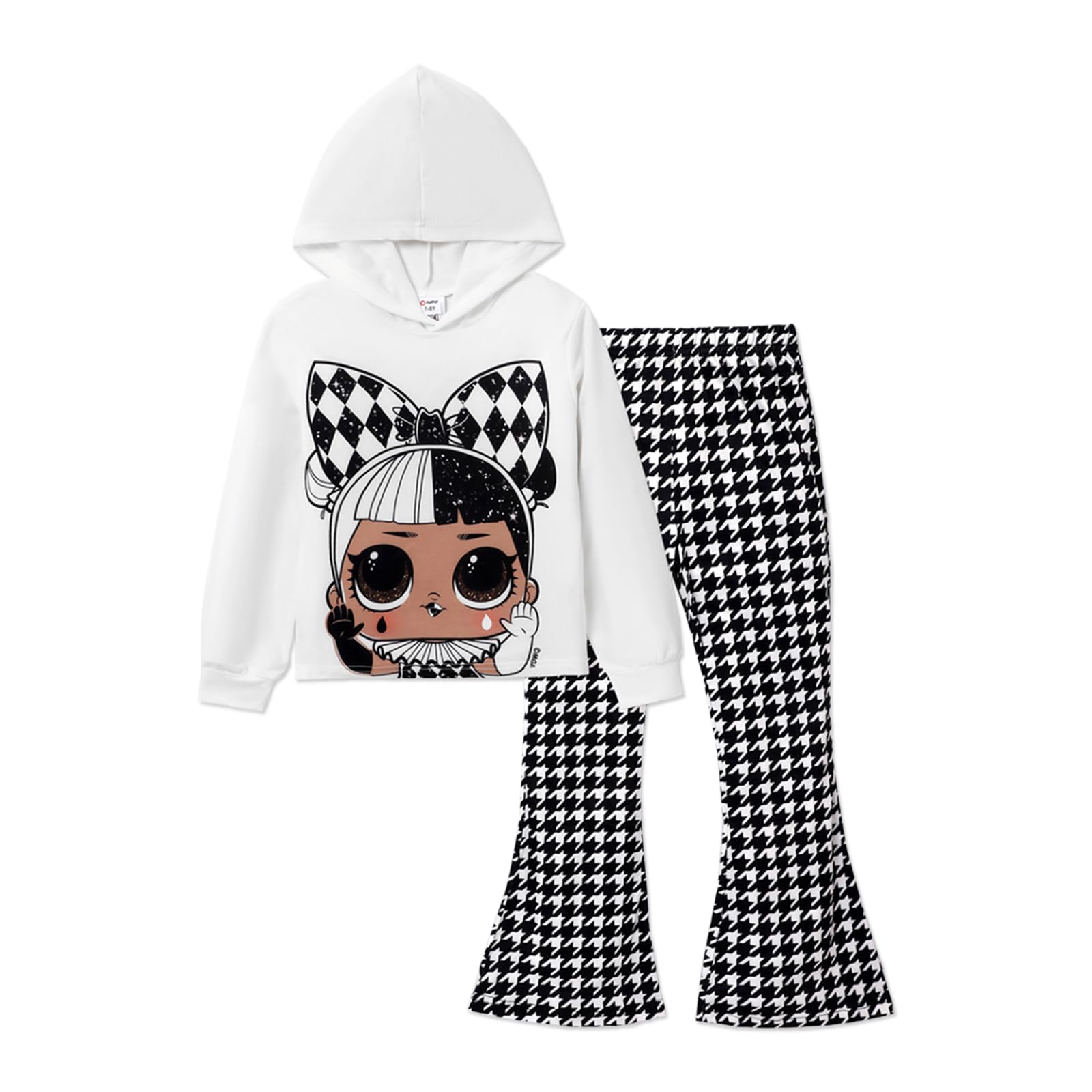 L.O.L. Surprise! Girls 2-Piece Outfit Set - Hoodie & Leggings, Long Sleeve Sweatshirt & Pants, Cute Casual Wear for School, Playdates & Birthday Parties