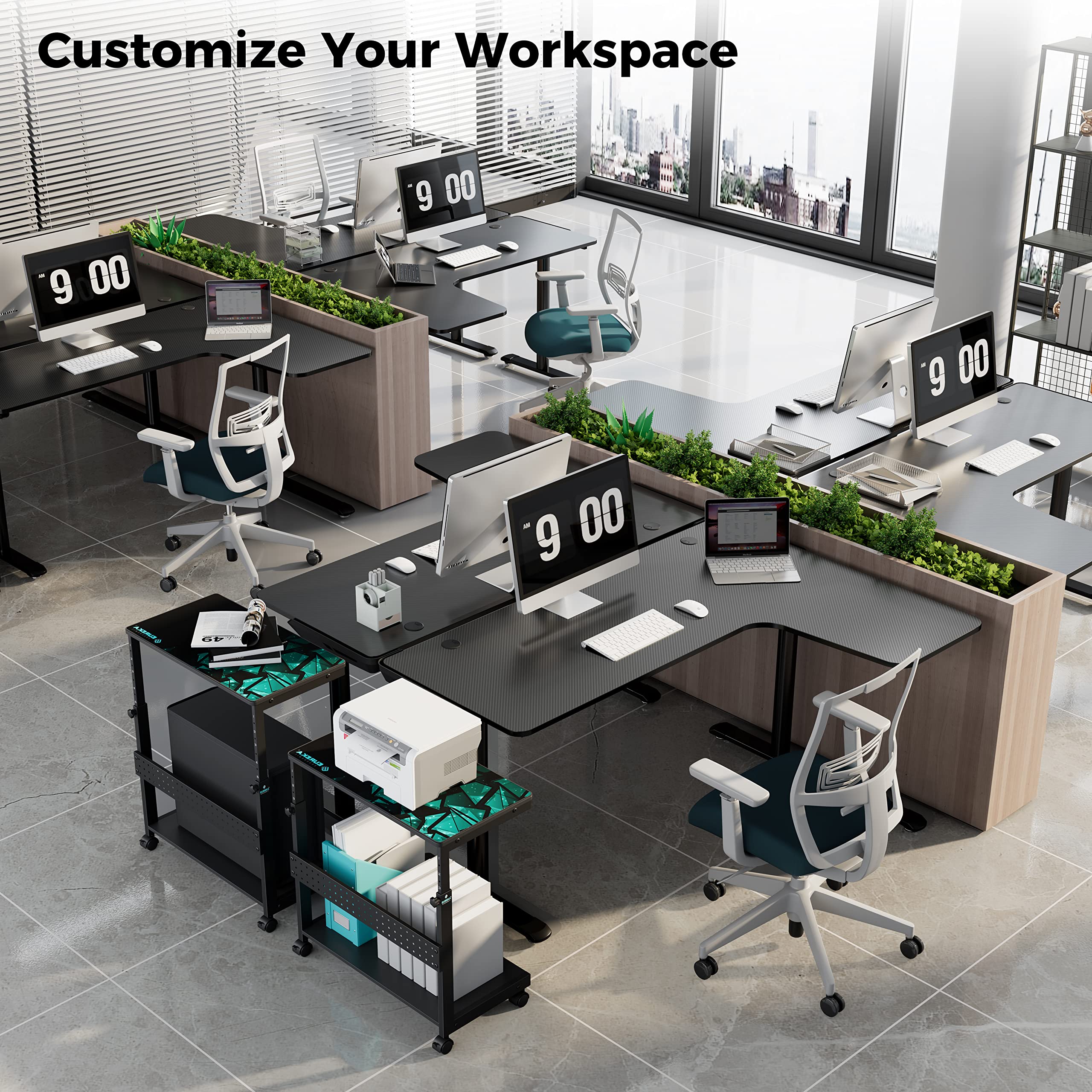 EUREKA ERGONOMIC L-Shaped Gaming Desk 60