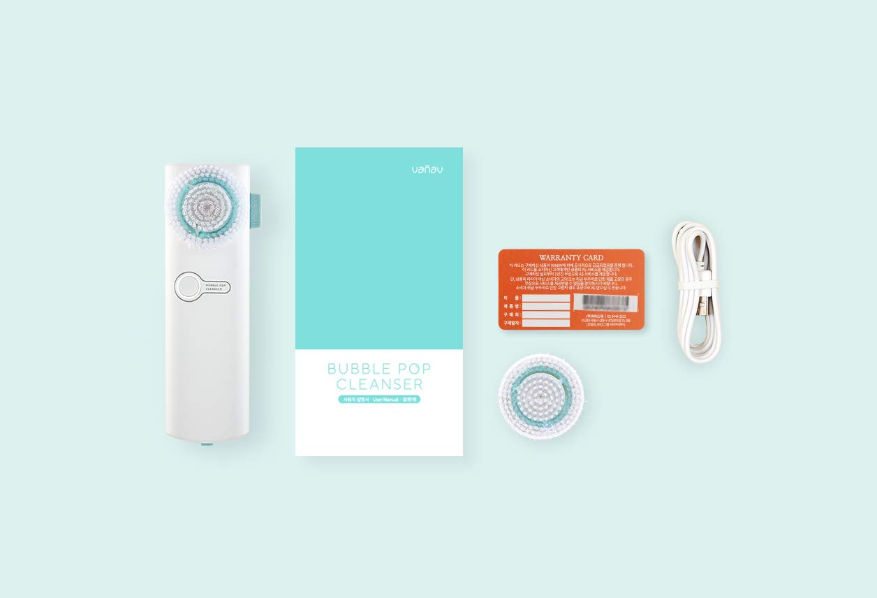 Vanav BP-1000 Automatic Bubble Facial Cleansing Machine - Deep Pore Cleaner for Acne & Blackheads - Perfect for Home Spa & Skincare Routine
