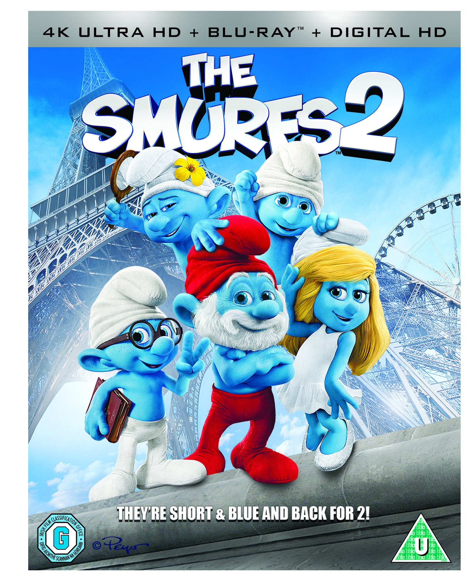 The Smurfs 2 Blu-ray (2013) - Region Free - Family Movie Night, Kids Entertainment, Animated Adventure