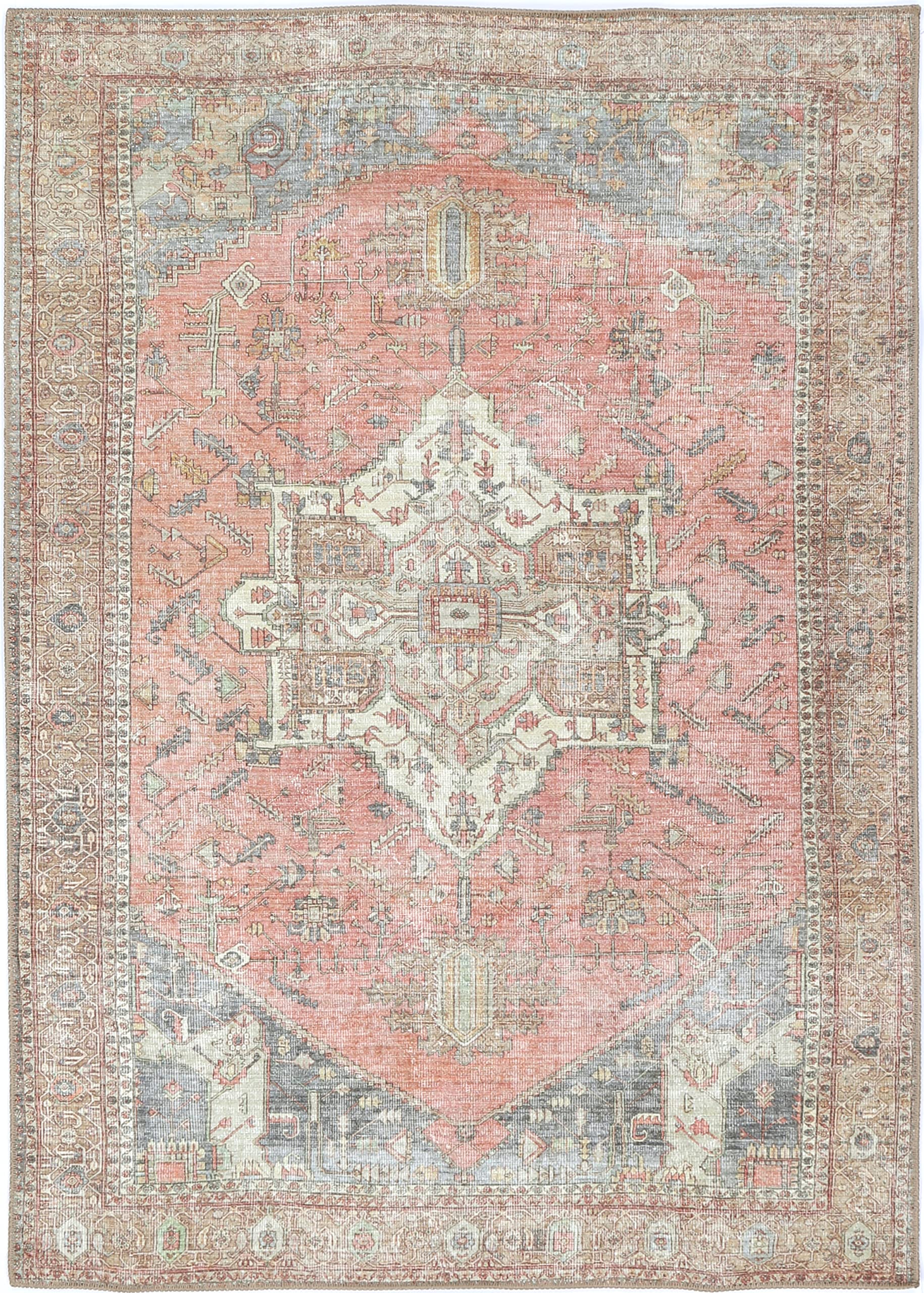 Remy Machine Washable Doormat Runner Rug - Waterproof Entryway Rug for Hallways & Doorways (2'3