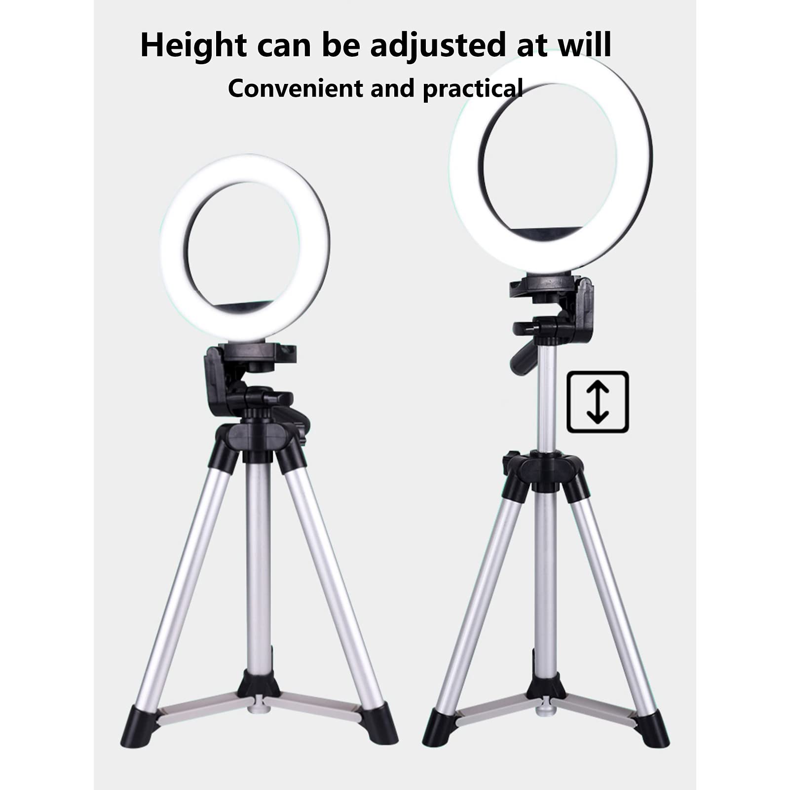 Professional 75cm Desktop Makeup Ring Light with Tripod Stand & Phone Holder - 3 Color Modes, Dimmable LED for Camera, Video, Selfie Photography - Perfect for Beauty Vlogging, YouTube Videos & Home Studio Setup