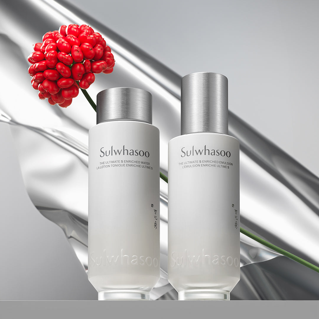 Ultimate S Enriched Water & Emulsion Set - Hydrating Skincare Duo for Glowing Skin | Perfect for Daily Moisturizing & Nighttime Routine