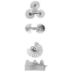26-Piece Screw Pitch Gauge Set - SAE & Metric Thread Checker for Accurate Bolt & Nut Measurement - Perfect for Machinists, Engineers & DIY Home Repair