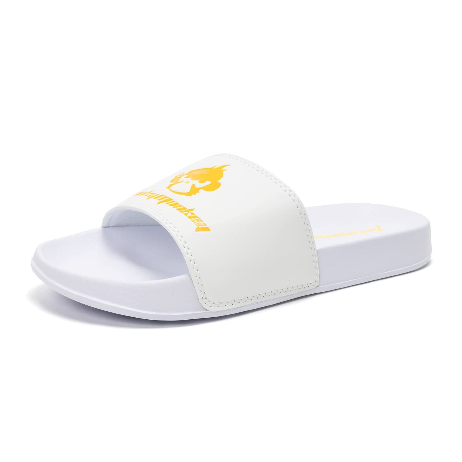FunkyMonkey Women's Comfortable Slide Sandals - Breathable Slip-On Casual Sandals for Indoor & Outdoor Wear - Perfect for Beach, Pool, Gym, and Home Use