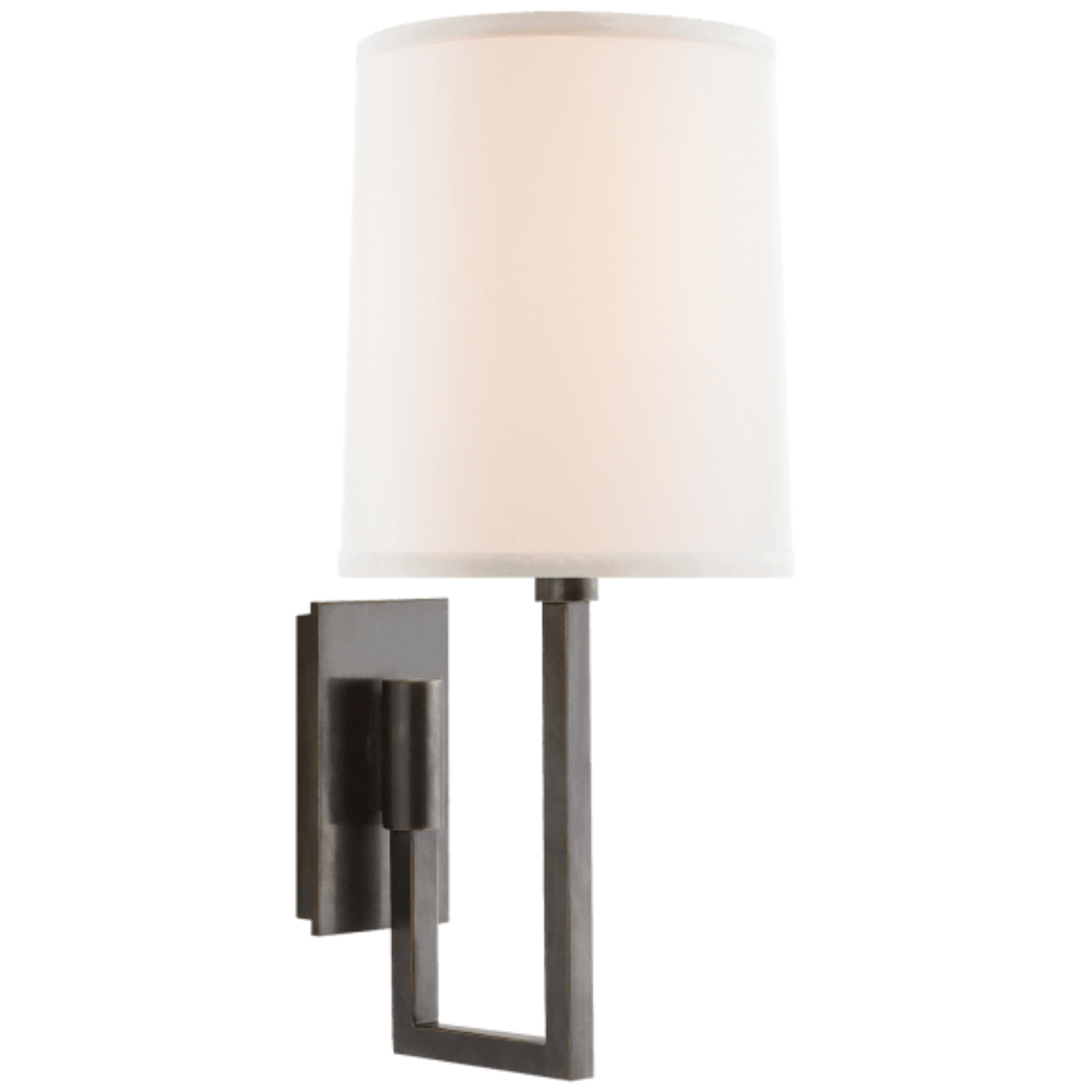 Stylish Sibyl Sconce Wall Light - Modern Plug-in Wall Sconce with Adjustable Arm for Bedroom, Living Room, or Hallway Lighting