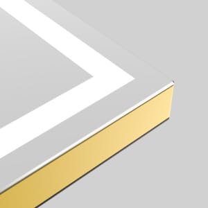Square Gold Led