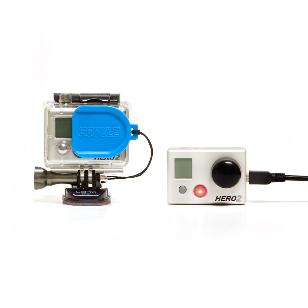 GoPro Hero 2 Lens Cap Kit - Waterproof Inner & Outer Protective Cover for Action Camera - Perfect for Surfing, Skiing & Outdoor Adventures