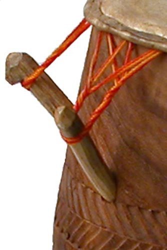 Authentic Ghana Adowa Drum - Handcrafted African Percussion Instrument for Music Lovers - Perfect for Cultural Performances, Drum Circles & Home Decor