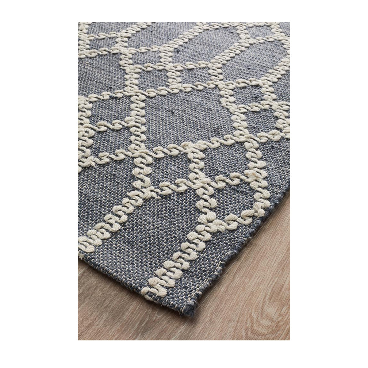 Premium Hudson 805 Soft Area Rug - Blue Modern Plush Carpet for Living Room, Bedroom & Nursery - Non-Slip Comfortable Floor Mat for Home Decor