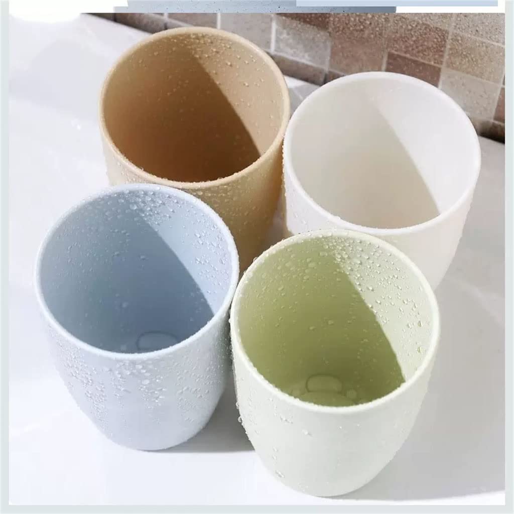 4-Piece Mouthwash Cups Set - Durable Toothbrush & Rinse Cups for Bathroom, Home & Travel - Perfect for Oral Hygiene, Brushing Teeth & Mouthwash Rinsing