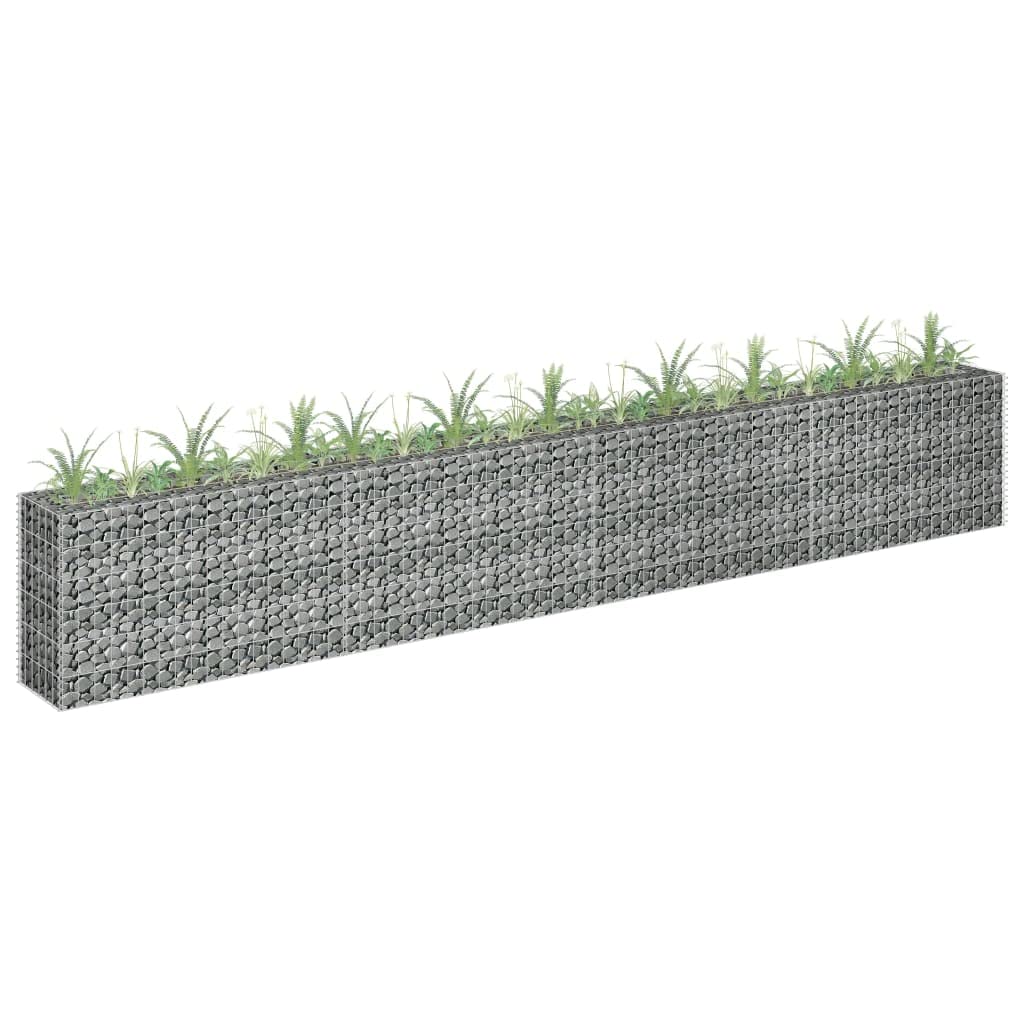 Galvanized Steel Gabion Raised Garden Bed - 141.7