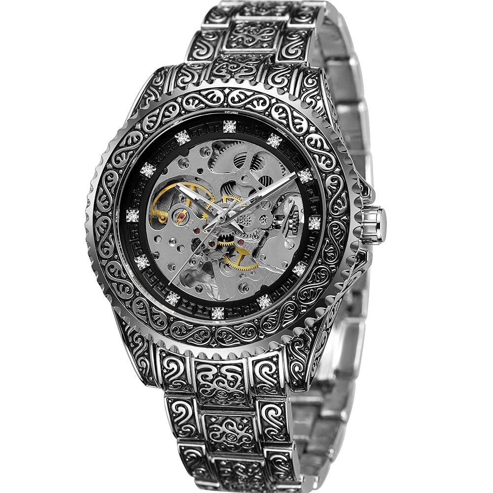 Automatic Mechanical Watch for Men - Luminous Hands, 30M Waterproof, Sport Wristwatch | Perfect for Outdoor Activities, Sports & Daily Wear