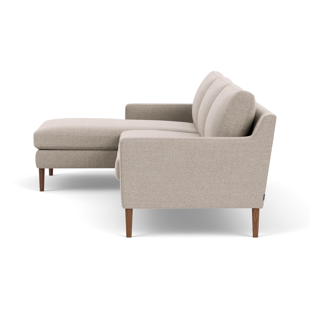 Astha Fabric Left Chaise Sofa - Modern L-Shaped Sectional Couch with Reversible Design for Living Room, Lounge & Home Theater Comfort