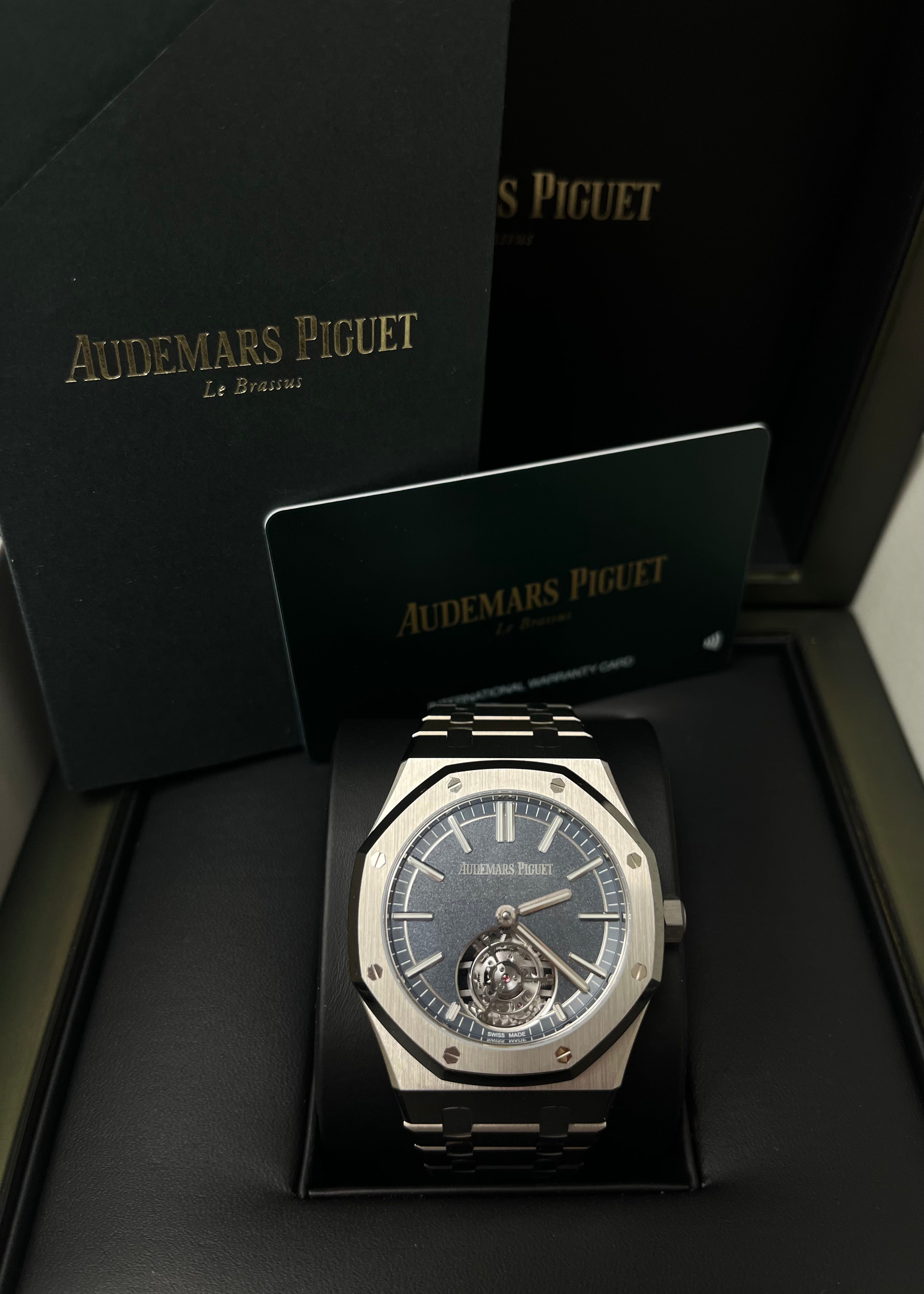 Audemars Piguet Royal Oak 50th Anniversary Selfwinding Flying Tourbillon Watch 26730TI.OO.1320TI.01 - Luxury Automatic Men's Timepiece for Collectors & Special Occasions