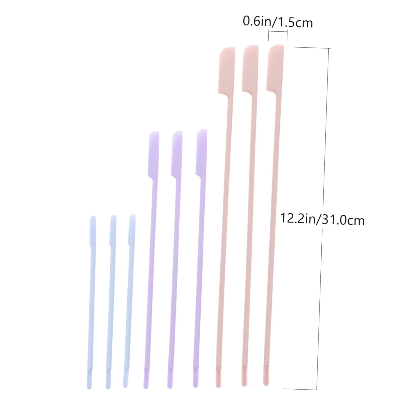 18-Piece Silicone Spatula Set - 9pcs Mask & Lotion Applicator, Mini Makeup Spatulas for Creams, Moisturizers & Cosmetics - Perfect for Skincare, Beauty Blending & DIY Cosmetic Application