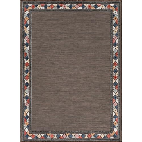 Bordered - Brown