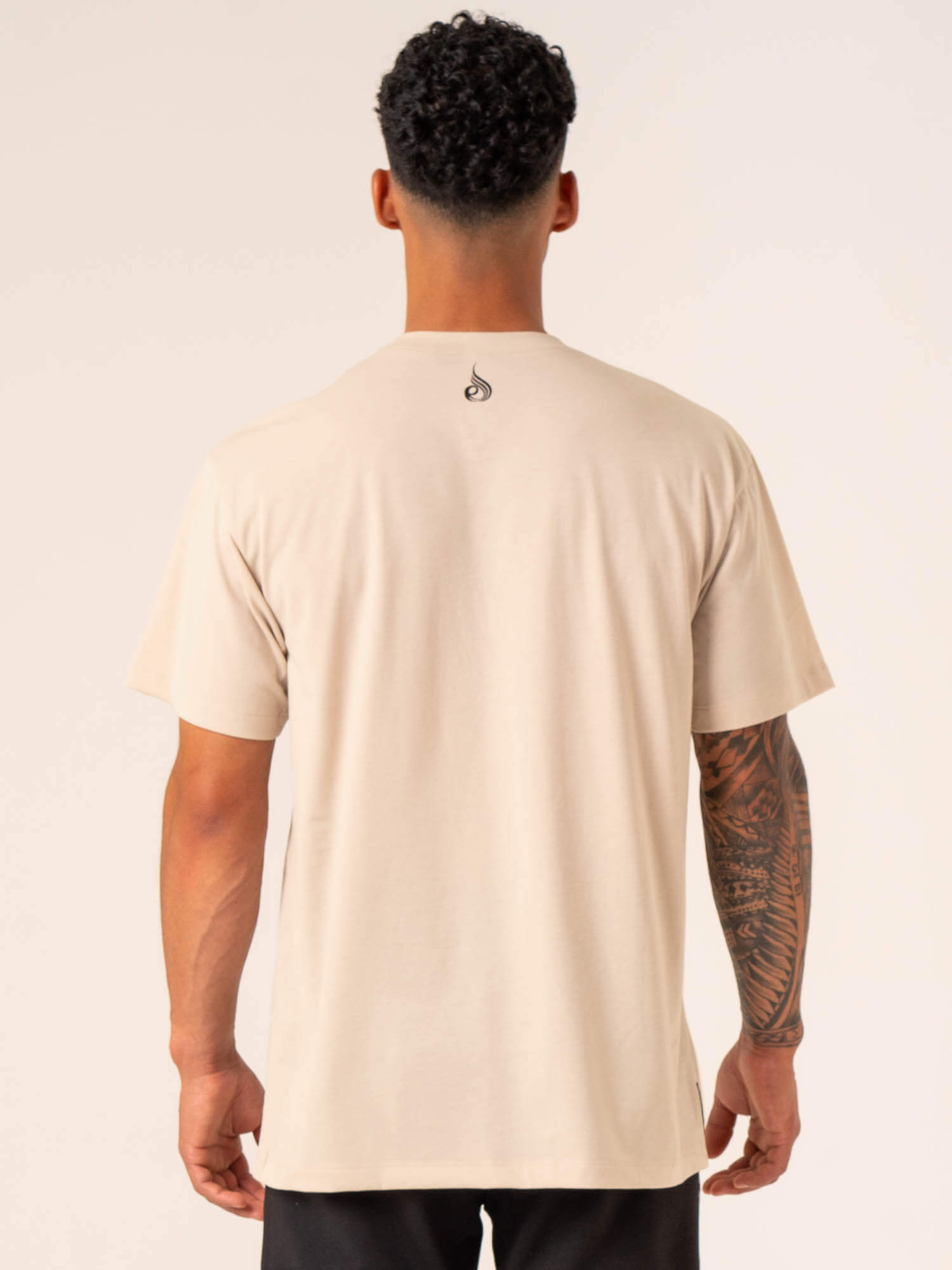 Emerge Oversized T-Shirt for Women - Soft & Comfortable Sand Color Cotton Tee - Perfect for Casual Wear, Loungewear & Street Style