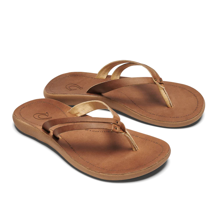 Olukai Kapehe Luana Sahara Women's Sandals - Comfortable & Stylish Beach Flip Flops for Summer, Travel, and Casual Wear