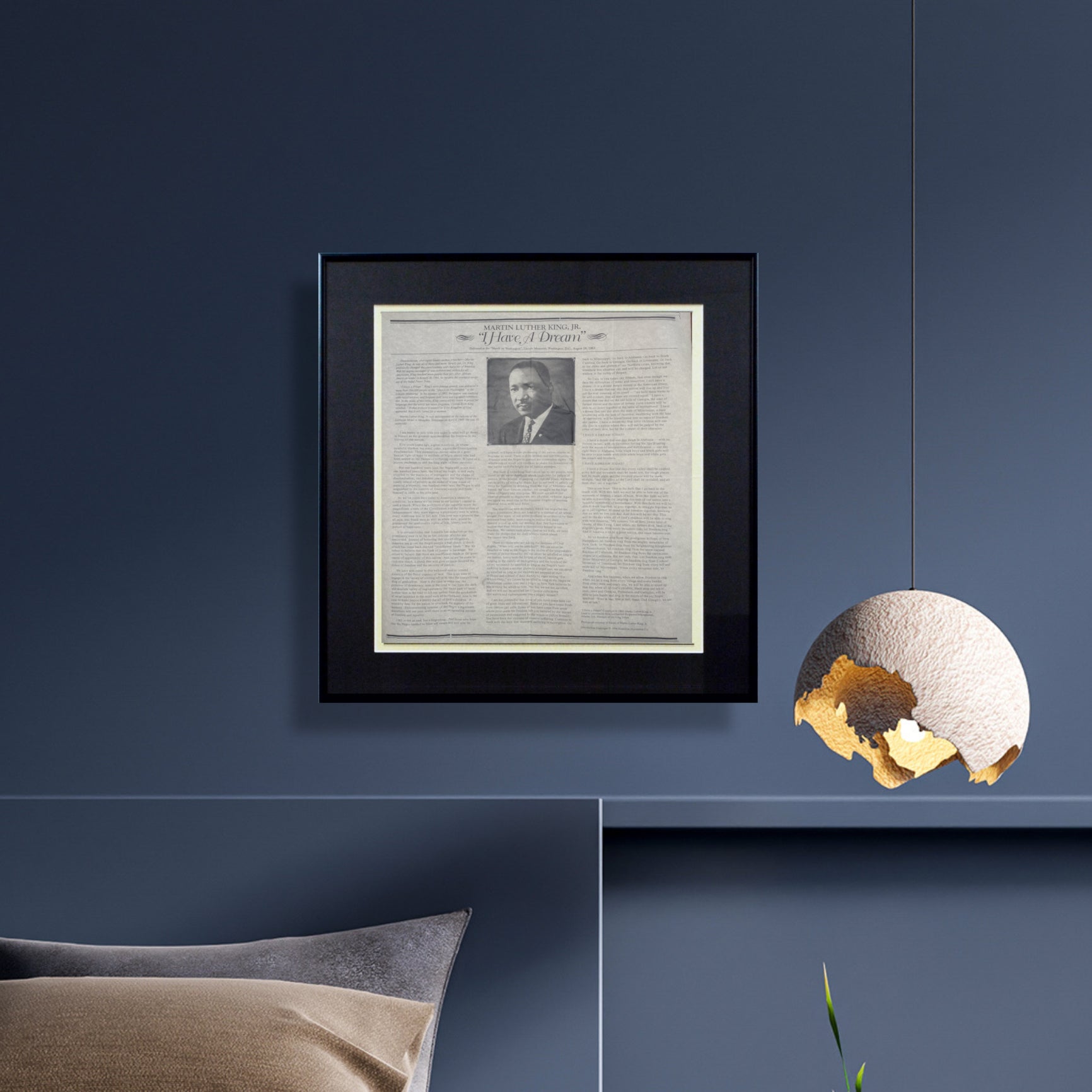 Martin Luther King 'I Have a Dream' Speech - Historic Civil Rights Document Printed on Premium Parchment Paper - Perfect for Home Decor, Classroom Displays & Civil Rights Memorabilia