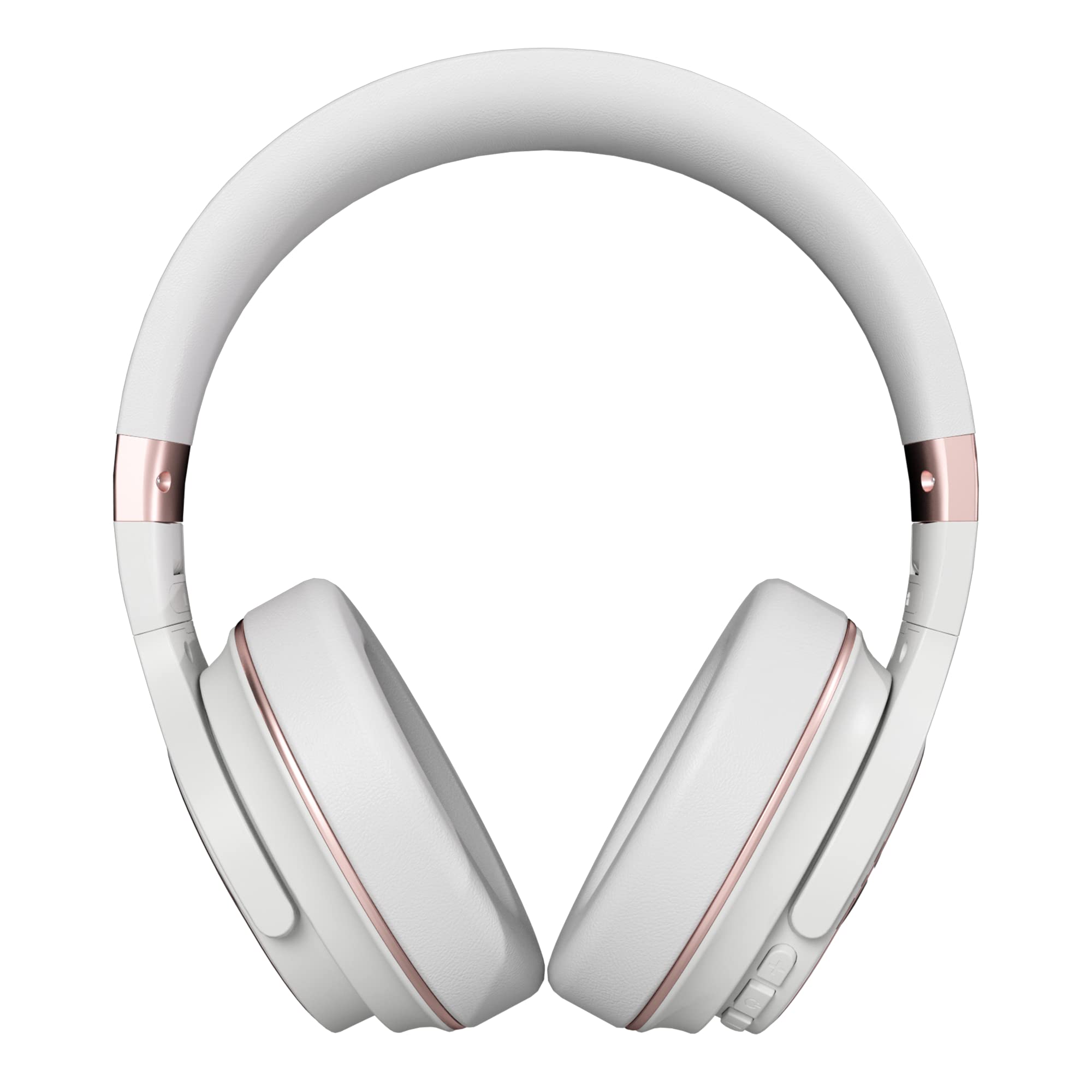 Raycon Everyday Wireless Bluetooth Over-Ear Headphones with Active Noise Cancelling, Built-in Mic, 38H Battery - IPX4 Water Resistant for Gym, Travel & Work (Rose Gold)