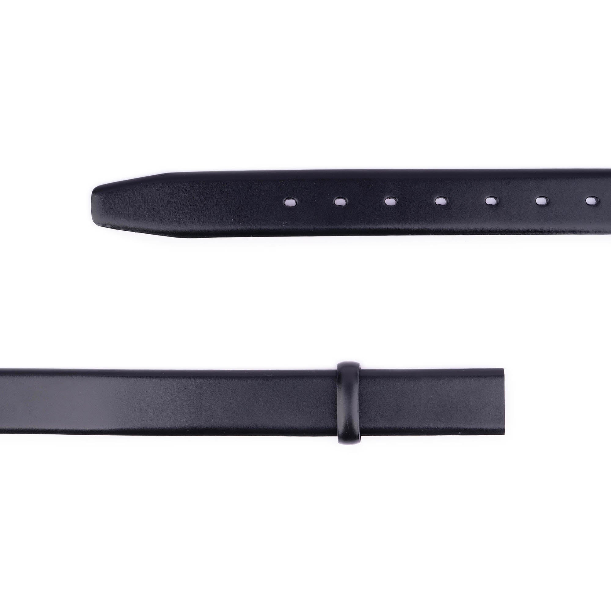 Genuine Black Leather Replacement Belt Strap for Montblanc Men's Watches - Premium Watch Band for Business, Formal & Casual Wear