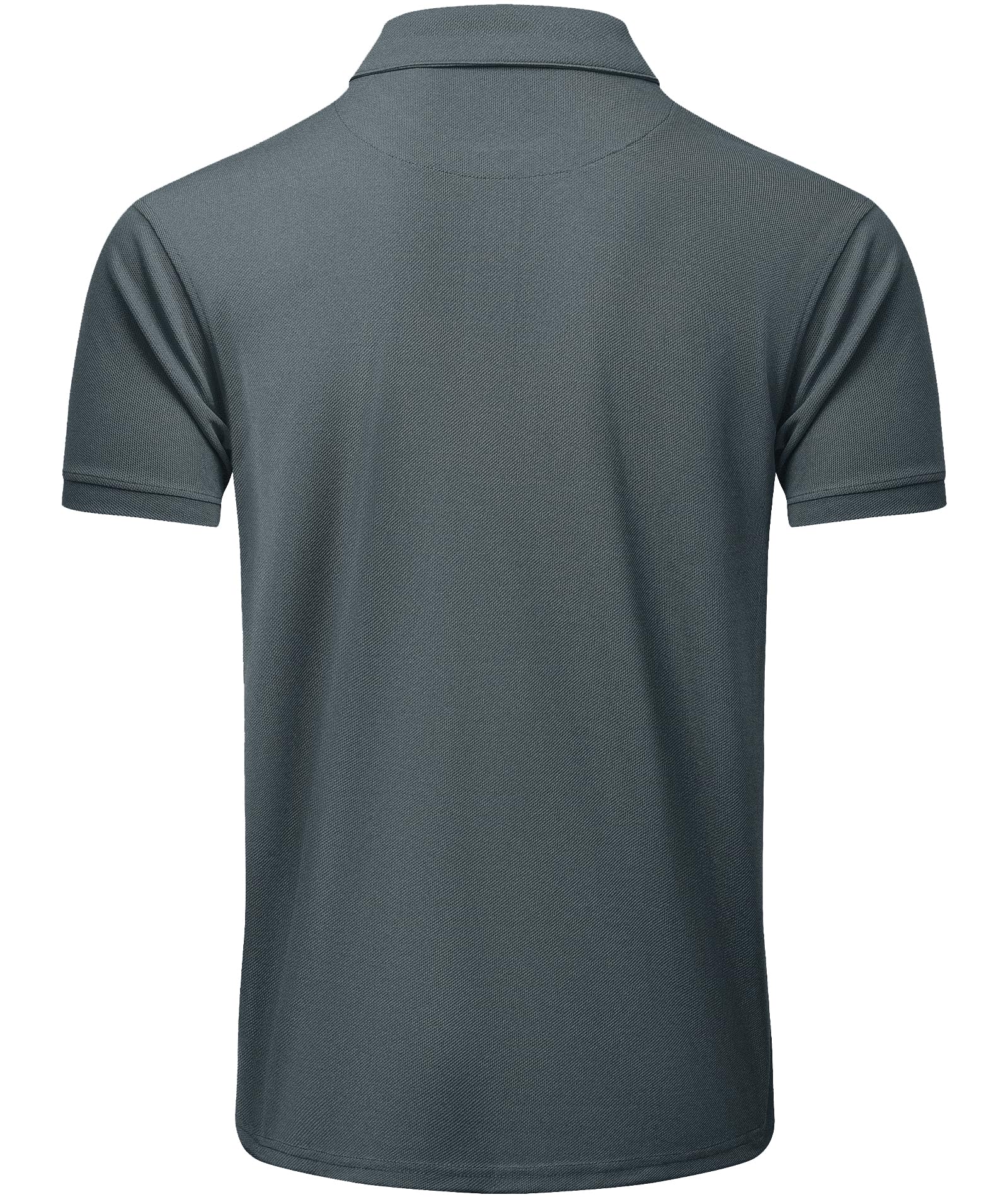 ZITY 3 Pack Men's Tactical Polo Shirts - Moisture Wicking Golf & Sports Short Sleeve Shirts with Pocket - Breathable Summer Casual Wear for Outdoor, Work & Travel