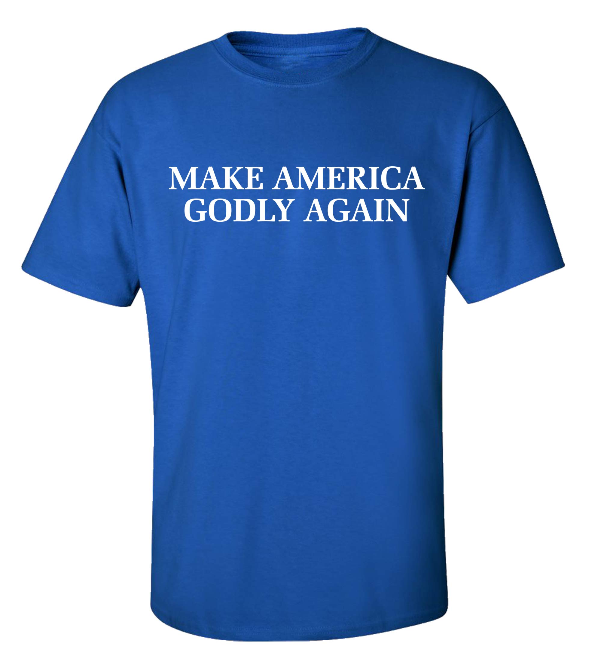 Christian Make America Godly Again T-Shirt for Men & Women - Comfortable Short Sleeve Casual Tee - Perfect for Church, Bible Study & Patriotic Events