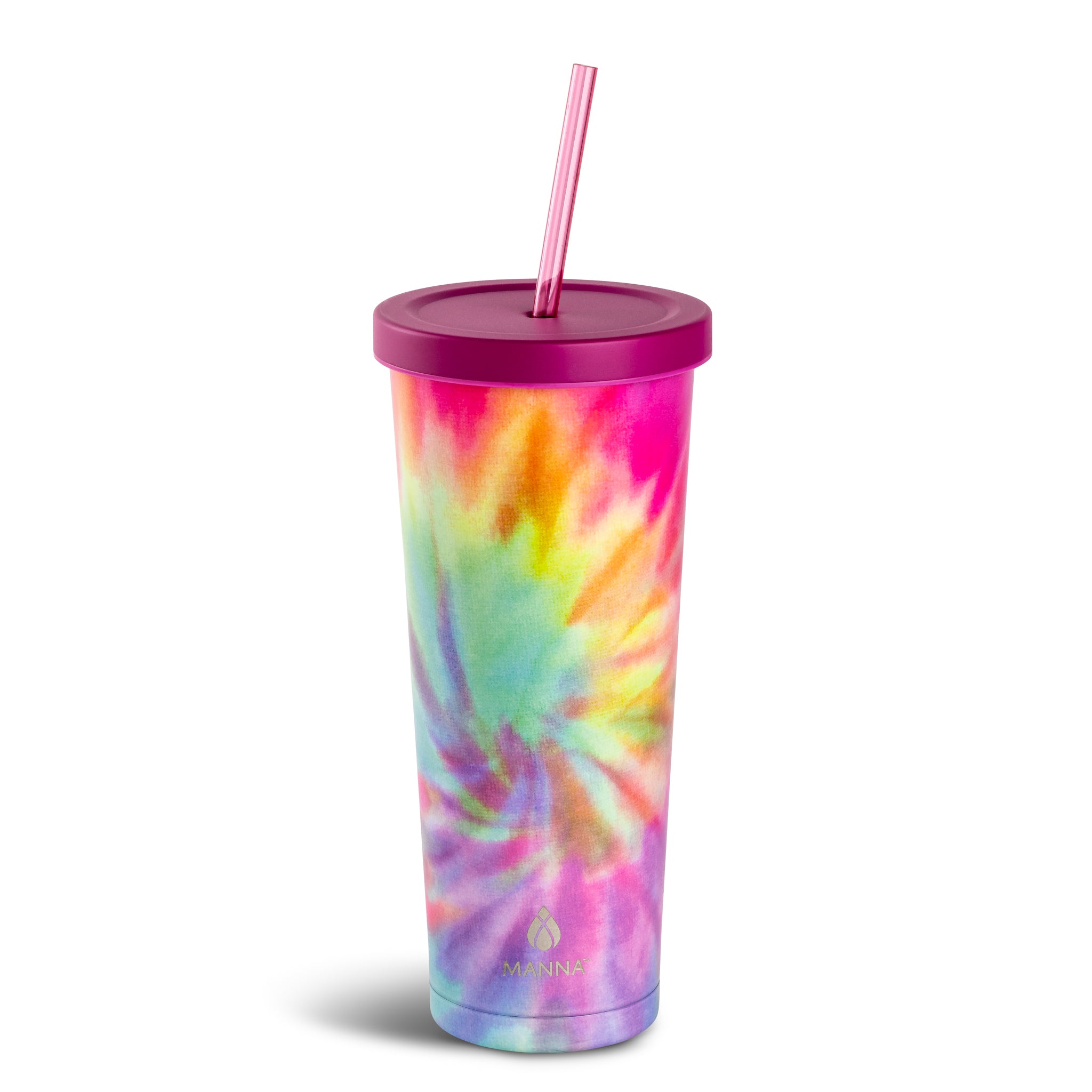 24 oz Swirl Stainless Steel Insulated Tumbler - Double Wall Vacuum Cup for Hot & Cold Drinks - Leakproof Travel Mug for Coffee, Tea, Water - Perfect for Office, Gym, Commuting & Outdoor Activities