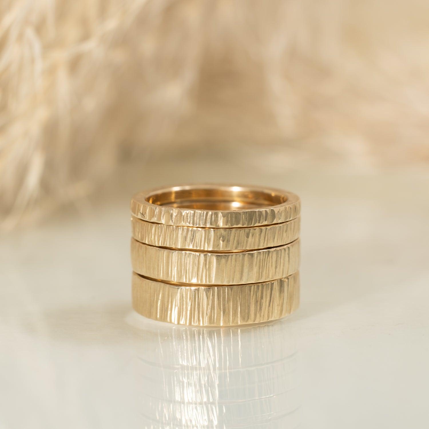 14K Gold Wedding Band for Women & Men - 4mm Comfort Fit Ring - Perfect for Engagement, Anniversary & Couple Jewelry Gifts