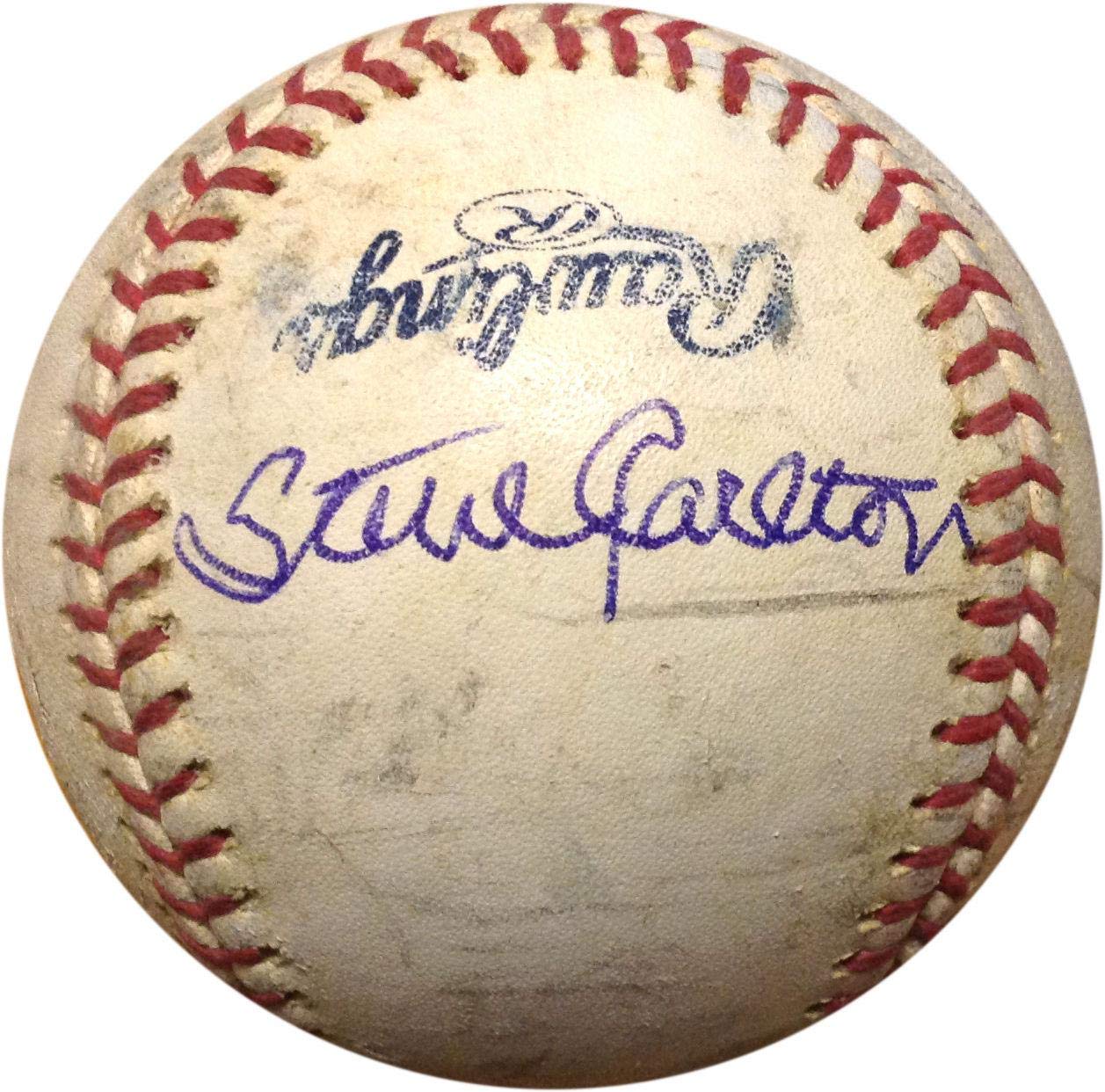 Steve Carlton Signed Game Used Spring Training Baseball - Phillies Autograph JSA Certified - Perfect for MLB Memorabilia Collectors and Sports Fans Display