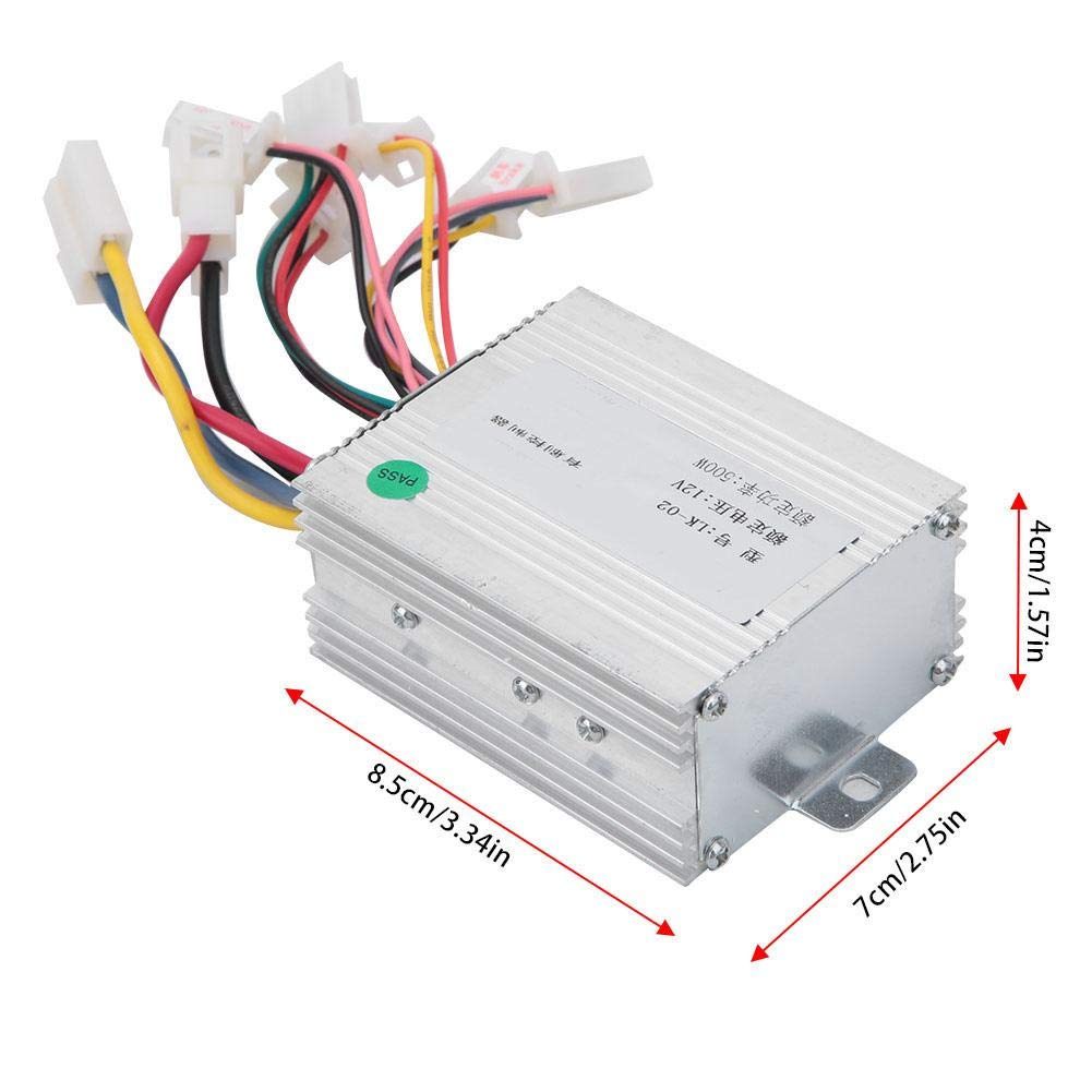 12V 500W DC Motor Speed Controller - Electric Brushed Motor Controller for E-Bike, Scooter, DIY Robotics & Power Tools - Perfect for Speed Regulation in Electric Vehicles and DIY Projects