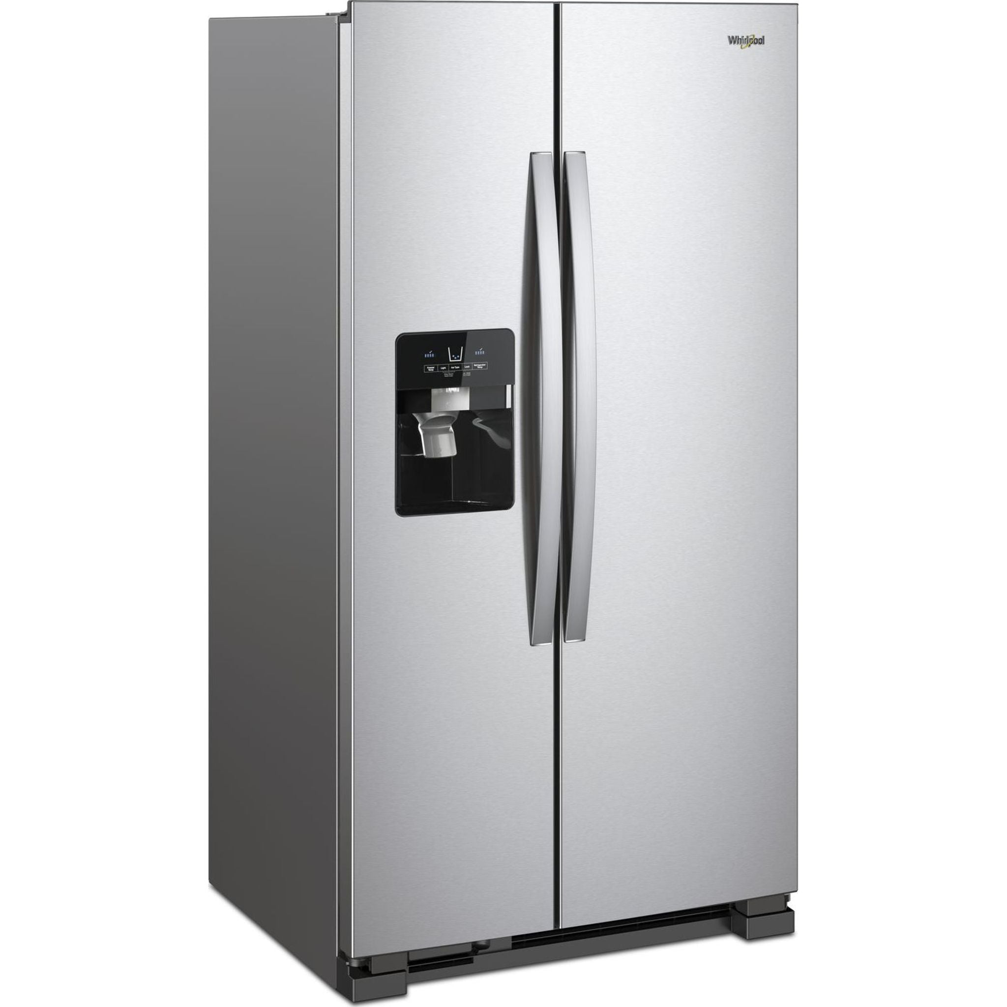Whirlpool WRS325SDHZ 36 Inch Side by Side Refrigerator - Fingerprint Resistant Stainless Steel - Energy Star Certified - Perfect for Modern Kitchens & Open Floor Plans