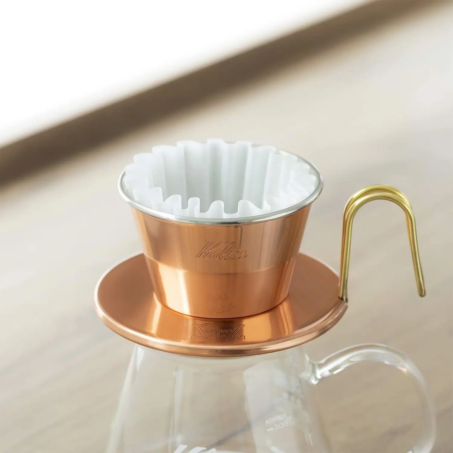 Kalita Wave Series Wood Pulp Coffee Filters - 50 Count, Natural Unbleached Paper Filters for Pour Over Coffee Brewing - Perfect for Home Baristas and Specialty Coffee Lovers