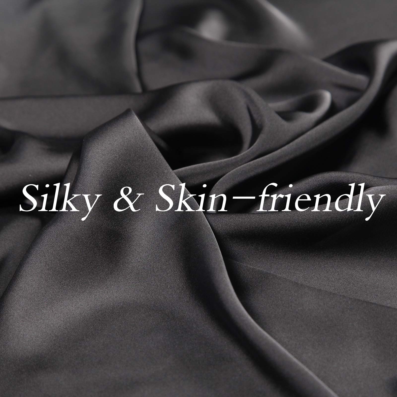 MEANBEAUTY Square Silk-Like Head Scarf for Women - 27.5 Inch Satin Bandana, Head Wrap & Neck Scarf - Perfect for Fashion Accessories, Hair Protection & Outdoor Activities