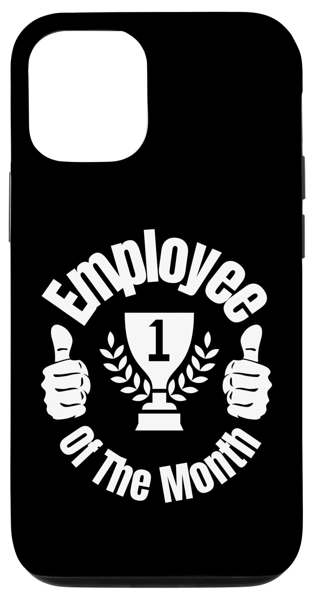 iPhone 12/12 Pro Case - Premium Protective Cover for Work From Home & Office Use - Perfect Gift for Employee of The Month - Compatible with Remote Work & Video Calls