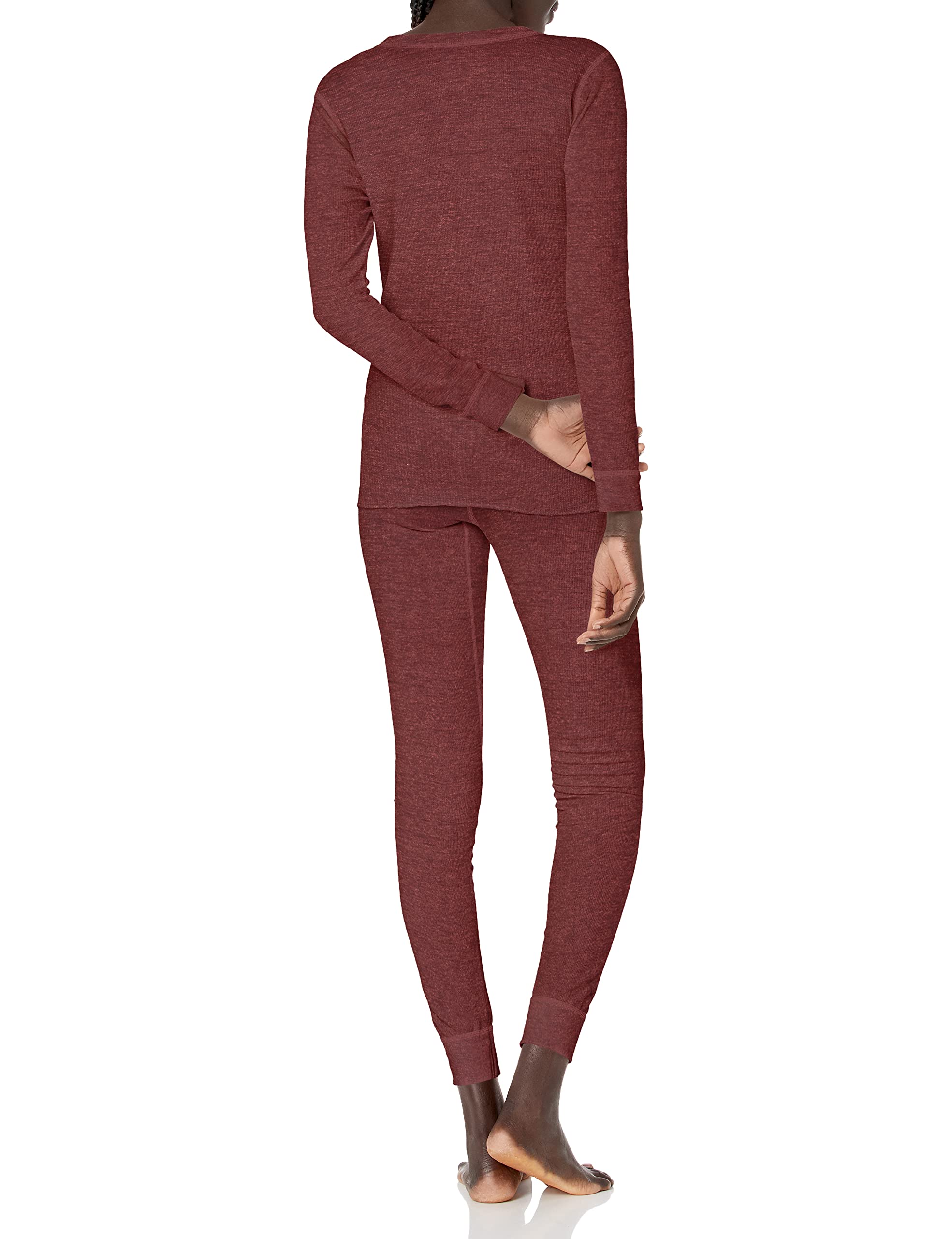 Fruit of the Loom Women's Micro Waffle Premium Thermal Set - Cozy Winter Underwear for Layering & Cold Weather Comfort