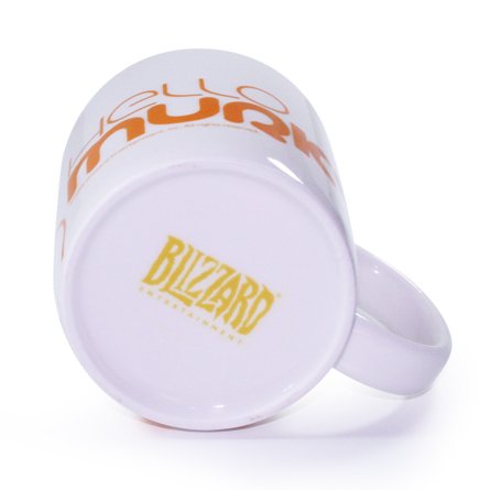 Blizzard Hello Murky Murloc Coffee Mug - Orange Collectible Gaming Cup for Hot & Cold Drinks | Perfect Gift for WoW Fans, Office Use & Gaming Setups