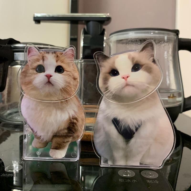 Cute Pet Bobblehead - Personalized Acrylic Pet Figurine for Home & Office Desk Decor | Perfect Gift for Pet Lovers & Desk Accessories